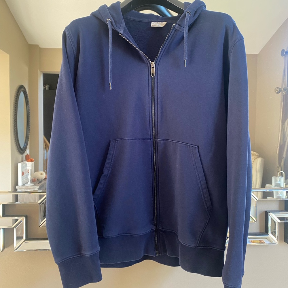 M&S, LONDON Sz Large Hooded Sweatshirt! Beautiful COTTON! Heavy weight! 🌻UNISEX
